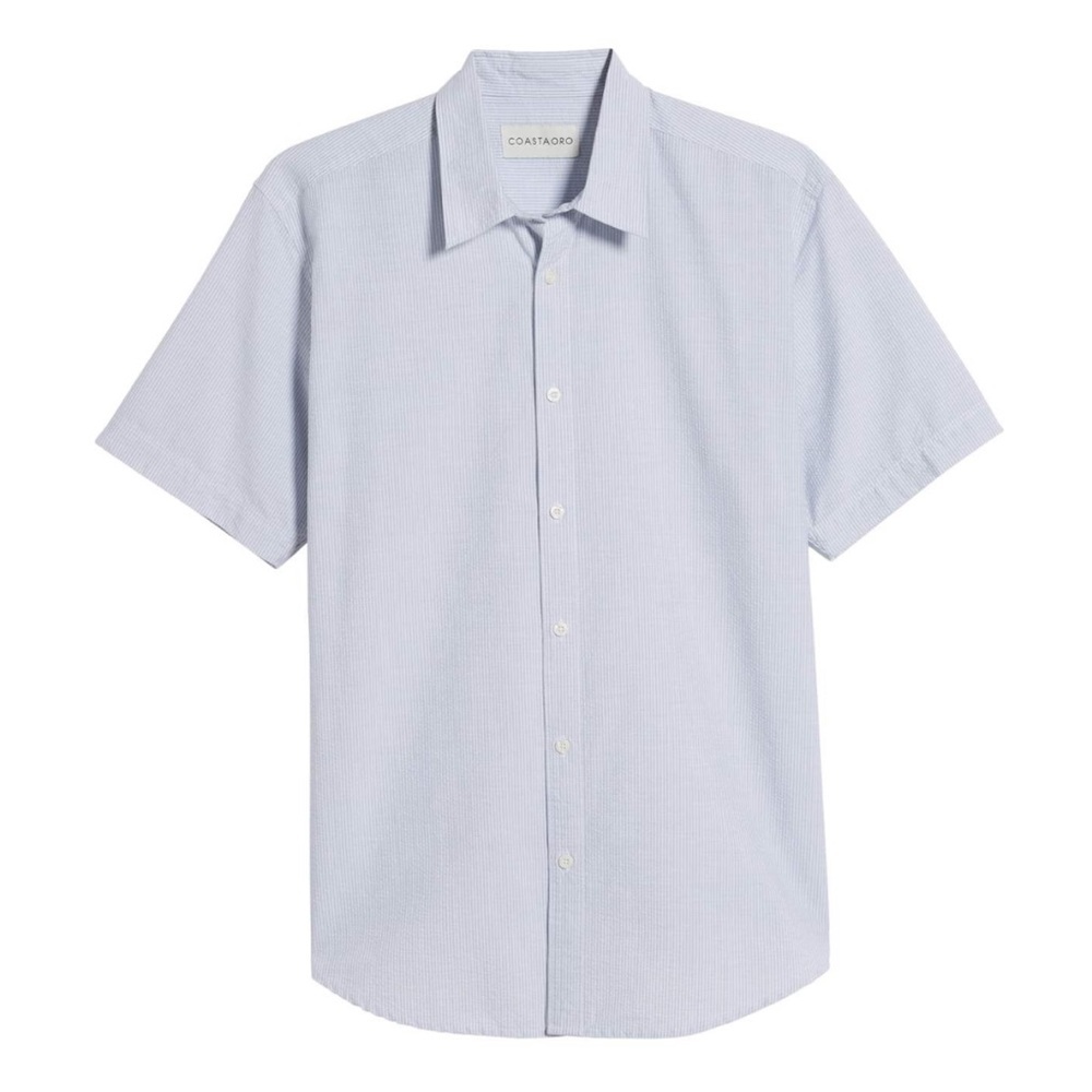 NWOT Seersucker Short Sleeve Shirt